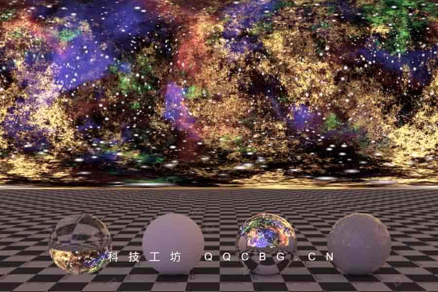 37+4K星光银河太空多色斑点闪烁HDR贴图Space Star HDR