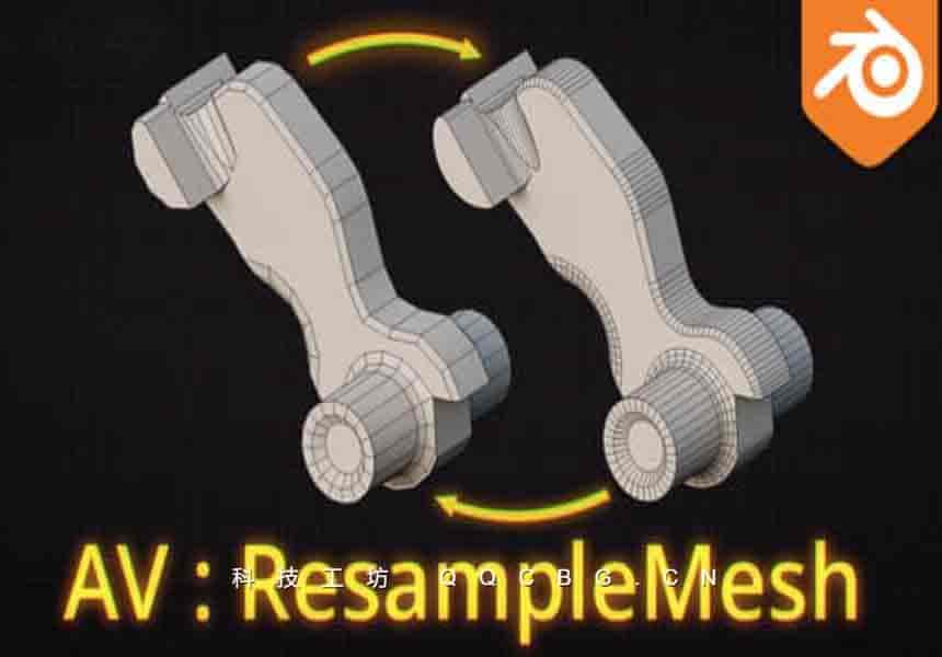 三维模型网格智能平滑过渡 Resample Mesh v1.0.6