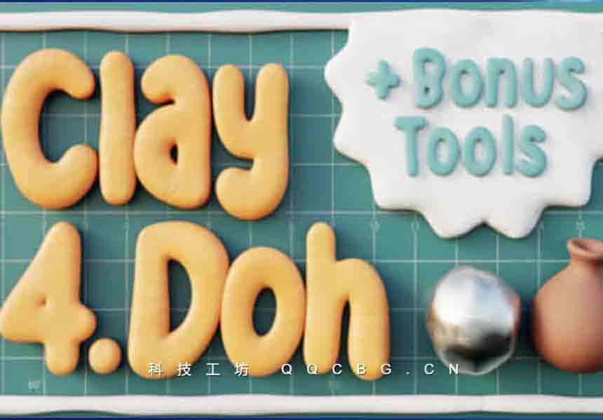 Blender预设 真实粘土着色器资产 Clay Doh v4.0B6 – Tools & Shaders