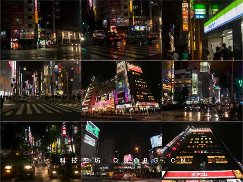 Tokyo Cyberpunk 日本东京赛博朋克城市街道高清实拍夜景参考 853