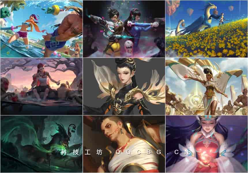 Hou China 国人插画师参与拳头卡牌游戏制作 67